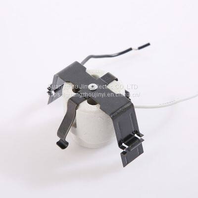 Incandescence Part Ceramic Lamp Base E26 Lamp Socket Light Part 600V 660W Fittings Downlight Recessed Spotlight Frame