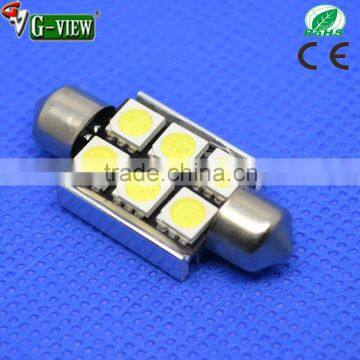 Error free led car light 36mm festoon led 6smd 5050 canbus 12V canbus led light