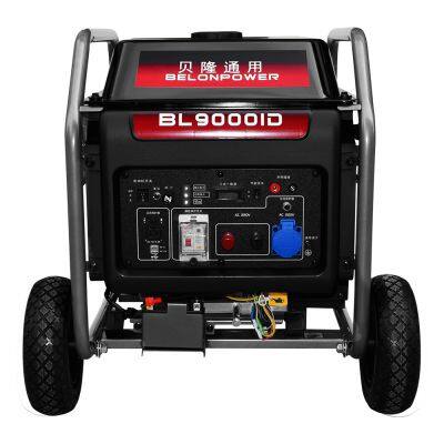 Belon Power 7.5kw  inverter  gasoline generator 8kw open inverter petrol generator