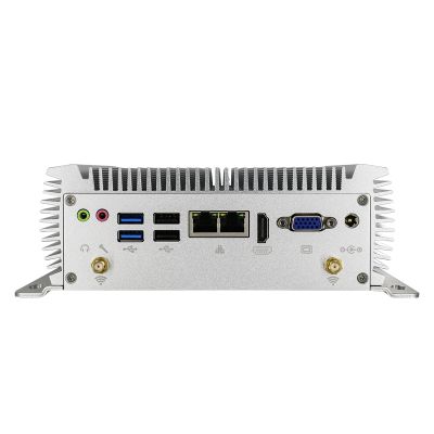 4th Core i5 4278U mini computer 6com 8usb DC 12V Dual Lan fanless industrial mini pc x86