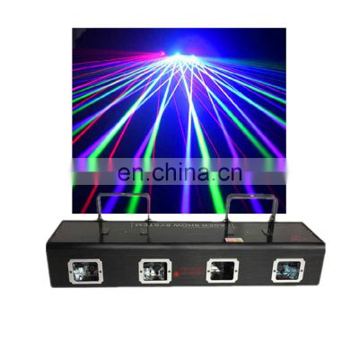 wholesale stage laser 2022 4 lens dmx dj laser disco light 4 eye full color laser