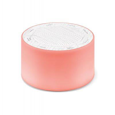White Noise Sound Machine with 14 Soothing Sounds and Night Light Supporting Timer, Bluetooth Sound Device Playing Music,