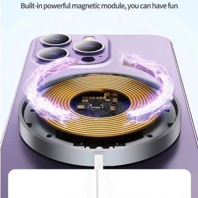 15W Fingertip Gyroscope Magnetic Wireless Charger Sensorless Adsorption Intelligent Power Off Short Circuit Protection
