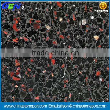 black sparkle quartz stone