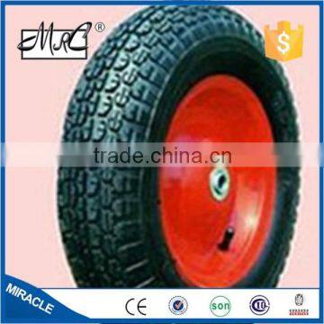 COMPETITIVE PRICES!!! 14 Inch Diameter Pneumatic Garden Wheelbarrow Wheel Small Rubber Wheel 3.50-8 photo-2