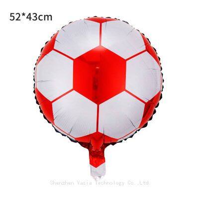 Factory-Supplied 18-Inch Sports Foil Balloons - Football, Baseball for World Cup & Event Decor