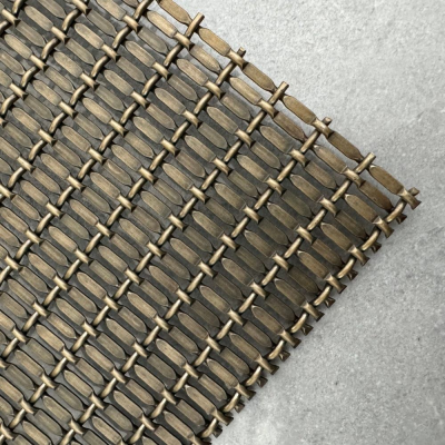 Flat Square Mesh Stainless Steel Decorative Mesh, Other Copper Embossed Mesh photo-3