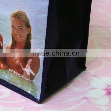 Laminated pp Non Woven Grocery Tote Bag photo-3