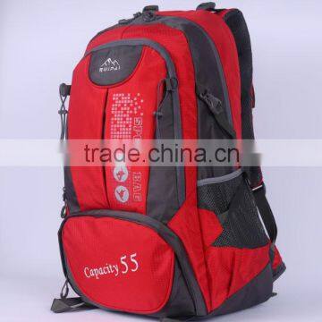 High quality durable hiking camping backpack factory in China 2016