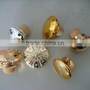 Natural Cork Stopper With Metal Cap photo-2