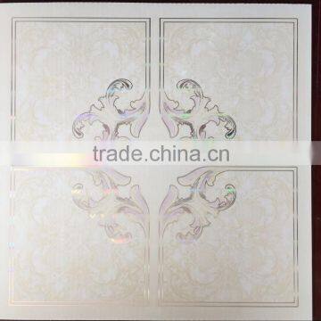 595*595*7mm Hot Stamping Pvc Wall Panel /false Ceiling in China
