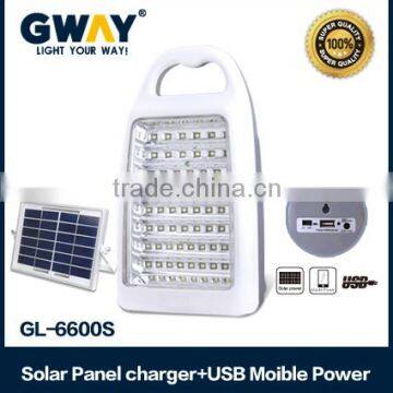 Led Emergency Light 1+16led Lantern Portable With Solar Panel