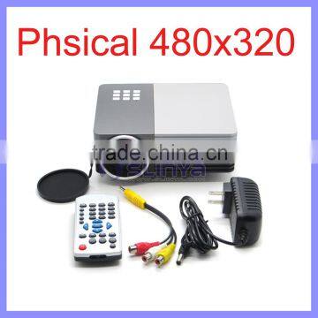 Native 480 x 320 Pixels Support Max 1080P Much Better Than UC28+ Projector Full LED HD