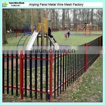 green powder coated steel palisade fencing china supplier