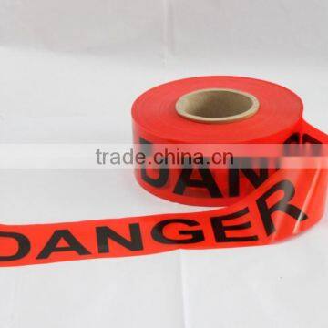 Warning Tape Danger Tape on the PE Film SGS and TUV Certification Danger Tape