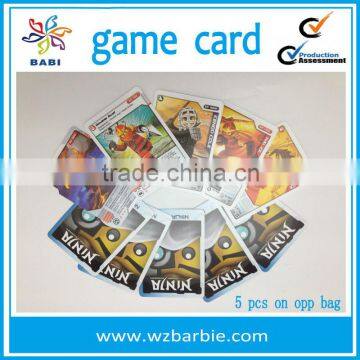 art paper game card