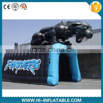 fantastic sport inflatable lion tunnel