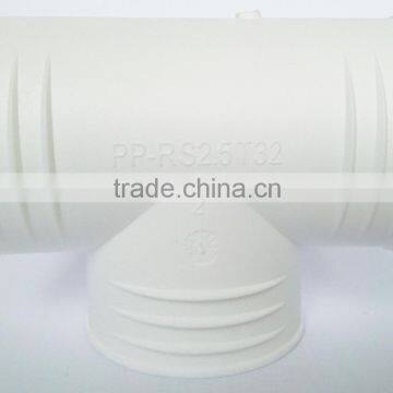 PPR Plastic Pipe Line Tee Fitting