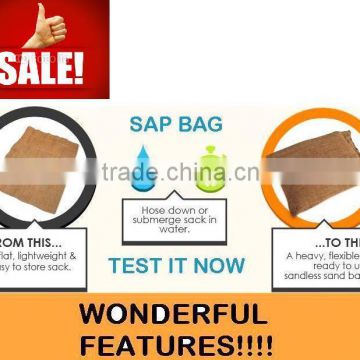 flood bag package jute+cotton+non-woven+different size