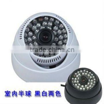 IR Dome CCTV camera with black color +48pcs LED light