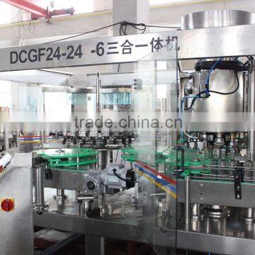 Glass bottle carbonated drinks filling equipment