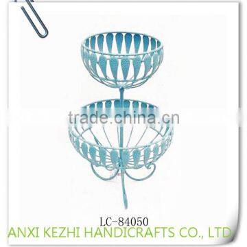 LC-84050 China wholesale iron vegetable fruit metal basket stand
