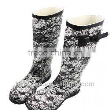 2014 new style lady's fashion rainboots/rubber boots