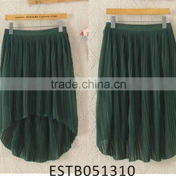 Ladies chiffon short ruffled skirt