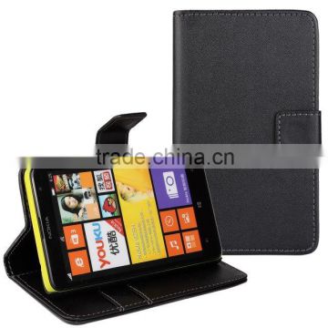 Book style Credit Card holder Wallet leather flip case for Nokia lumia 625