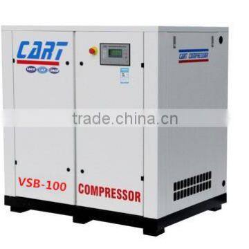 New condition 189psi variable frequency screw air compressor belt drive