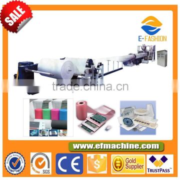 EFPE-120 Single Screw EPE Foam Sheet Extrusion Line