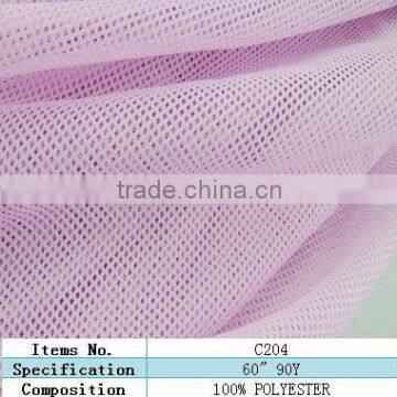 Dyeing Plain Lycra Elastic polyester power net fabric