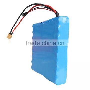 rechargeable 60V 2.2Ah 18650 cell 16S1P li ion rechargeable battery for electric unicycle, Scooter, E-bike,motocycle