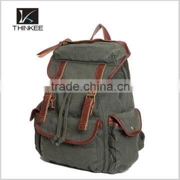 China new products fashion unisex canvas bag back pack