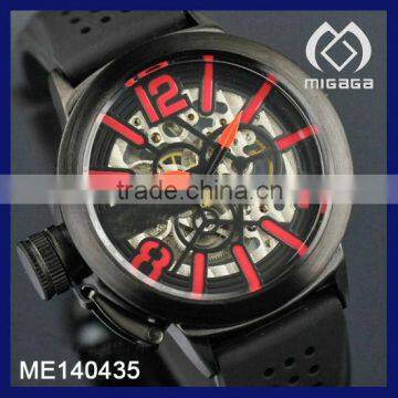 young men's sport watch semi auto cops watch mechanical sport watch