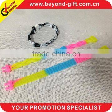 Fancy wholesale rubber fashion the silicone bracelet