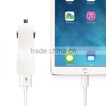 High Quality Car Cigarette Lighter Socket Adapter USB Ports 5V 2.1A Charger