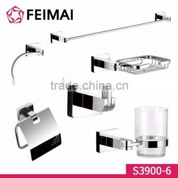 Brass Chrome Plated Bathroom Accessories Sets Sanitary Fittings