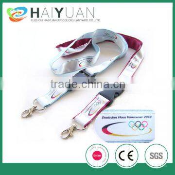 High quality screen printed ribbon lanyard only