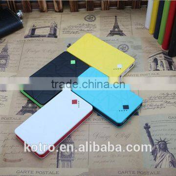 4000mAh 8000mAh Li-polymer Cube Battery Charger Pack Portable Power Bank for Iphone