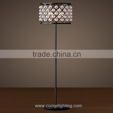 Designer Home Decor Modern Floor Lamps Crystal Standing Floor Light Made by Cozee Lighting FL001