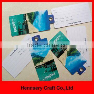 Full Color Print Plastic Pvc Address Tag