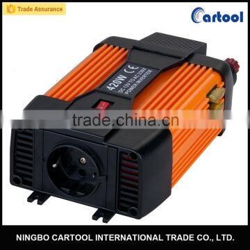 420W modified sine wave power car inverter 12v 220v with USB