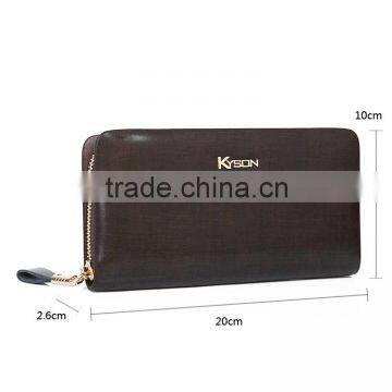 Small moq wallets China manufacturer leather purse