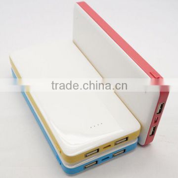 Factory cheap universal slim power bank with power switch 8000mAh