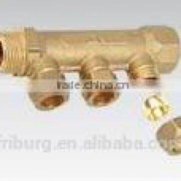 Manifold/brass Manifold/valve/brass Valve/rubber Valve/high Quality Brass Manifold photo-2