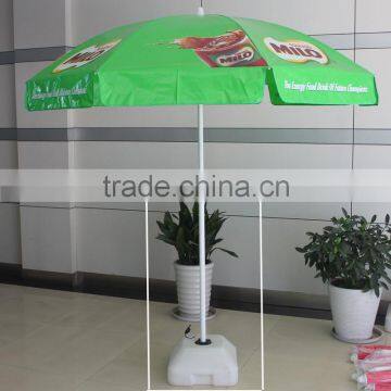 Large Size Sun Parasol, Promotional Beach Umbrella With water base