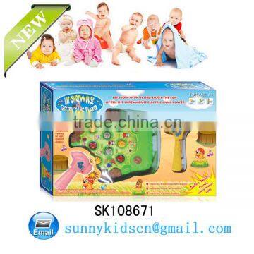 Cheap mini plastic toy hammer Baby games
