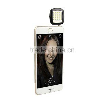 Mini Portable 16 LED Camera Fill-in Flash Selfie Light For Cell Phone Tablet photo-2