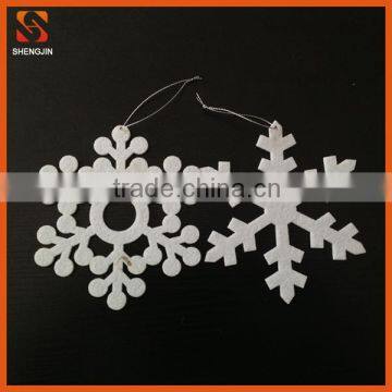 felt snow flake wholesale christmas decoration